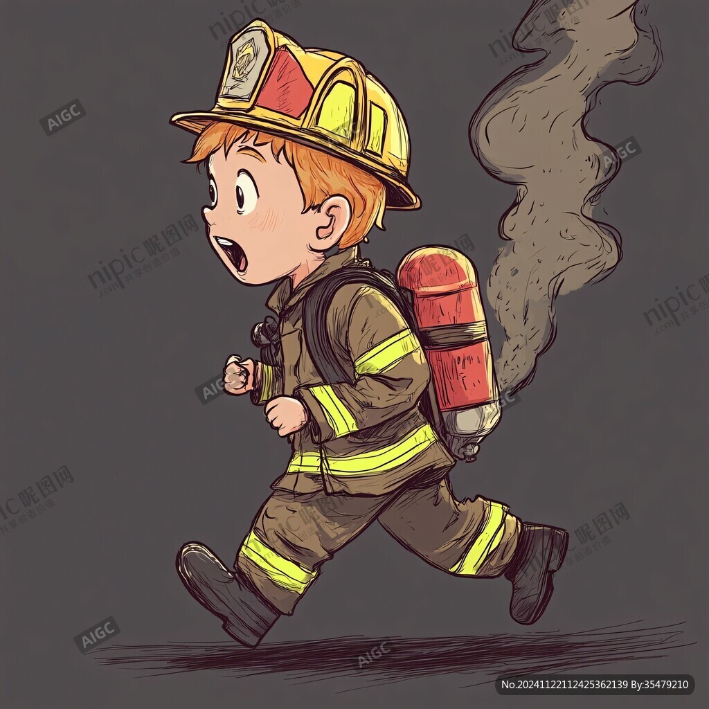 消防知識插畫