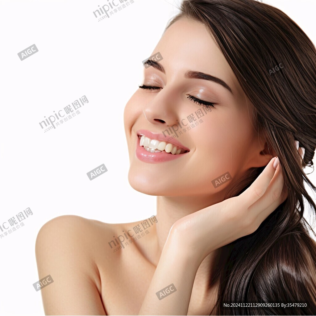 美女人物側(cè)臉