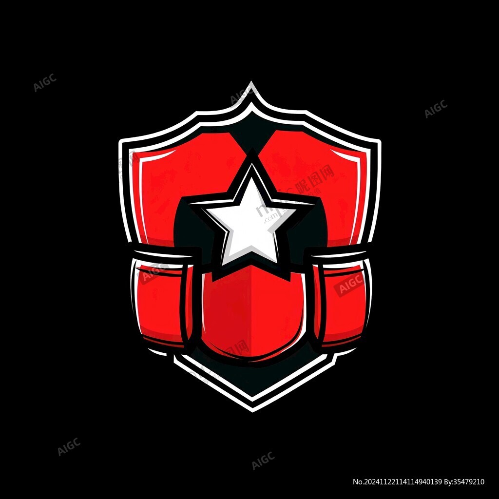 紅色盾牌logo