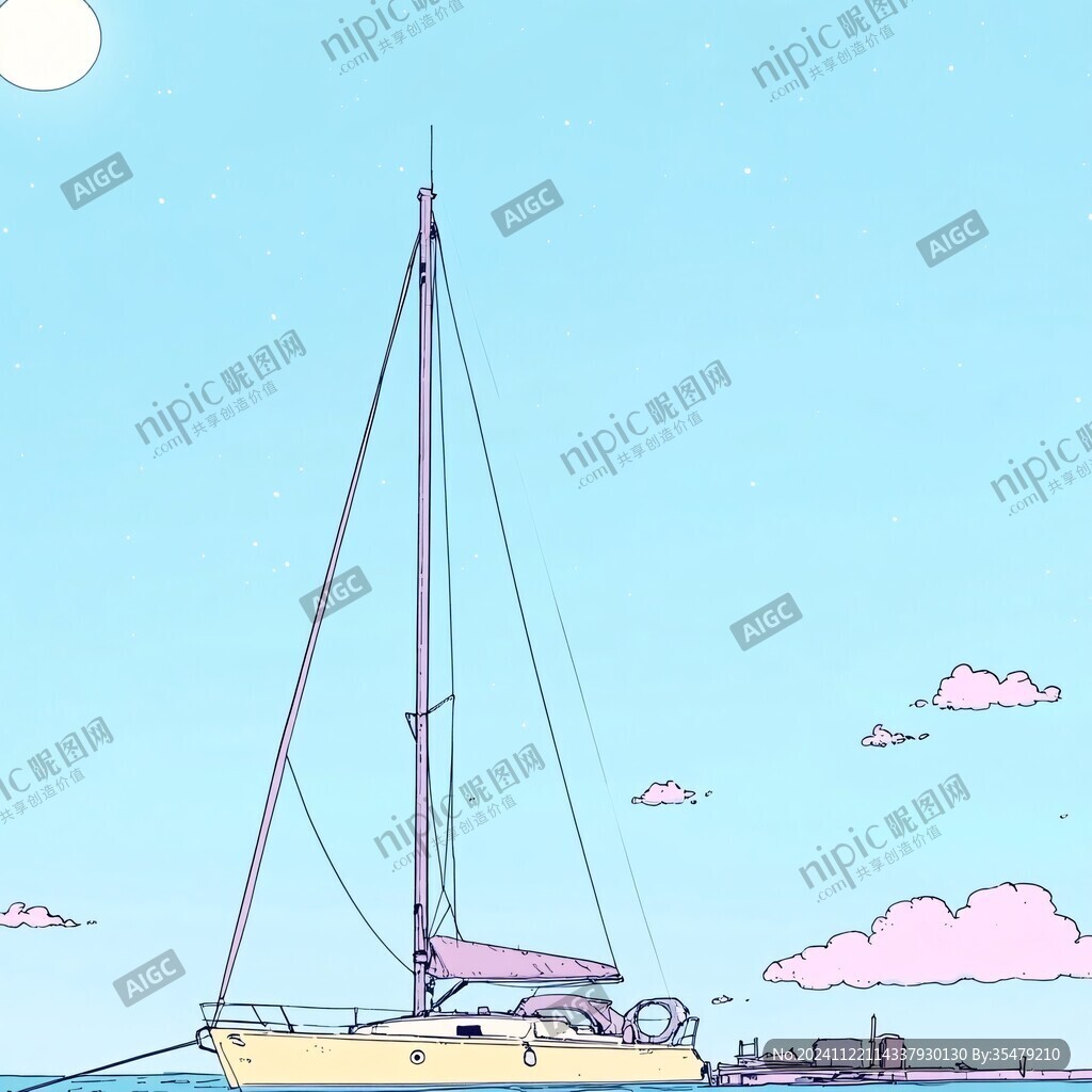海邊游玩出行航行