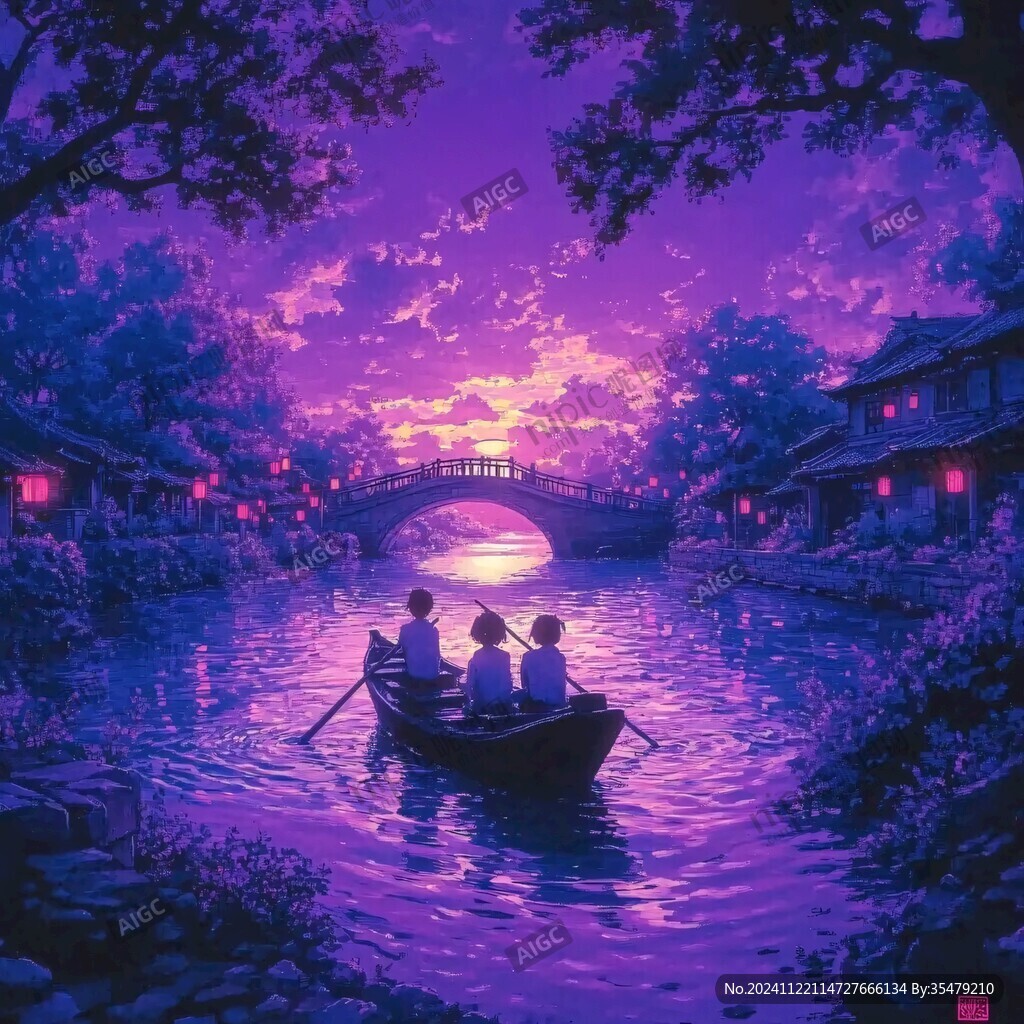 插畫江南