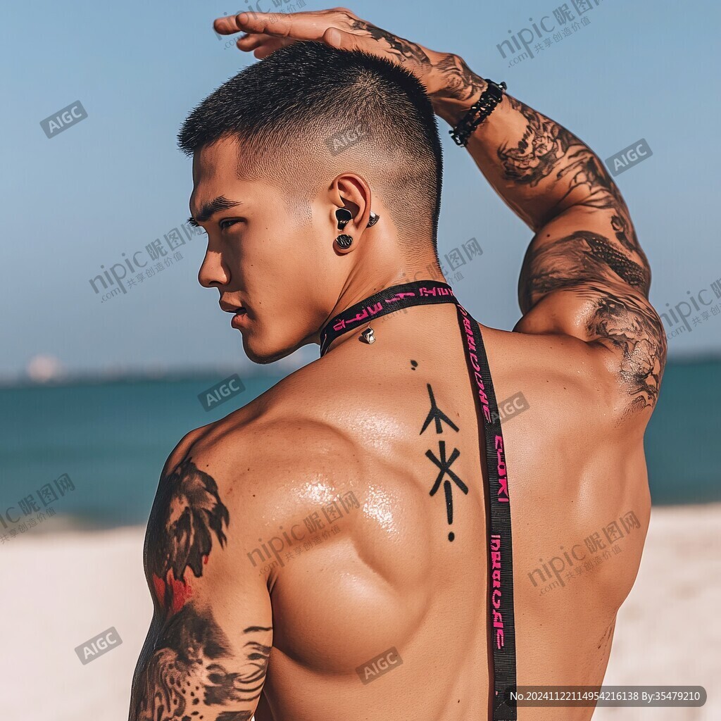 健身強體肌肉鍛煉猛男