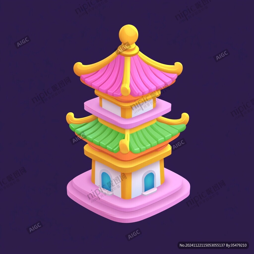 古風(fēng)建筑圖標(biāo)
