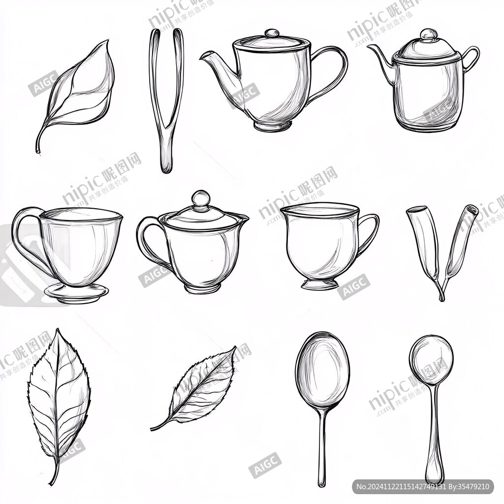 簡筆畫茶