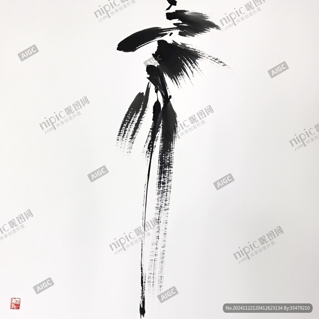 水墨芭蕉