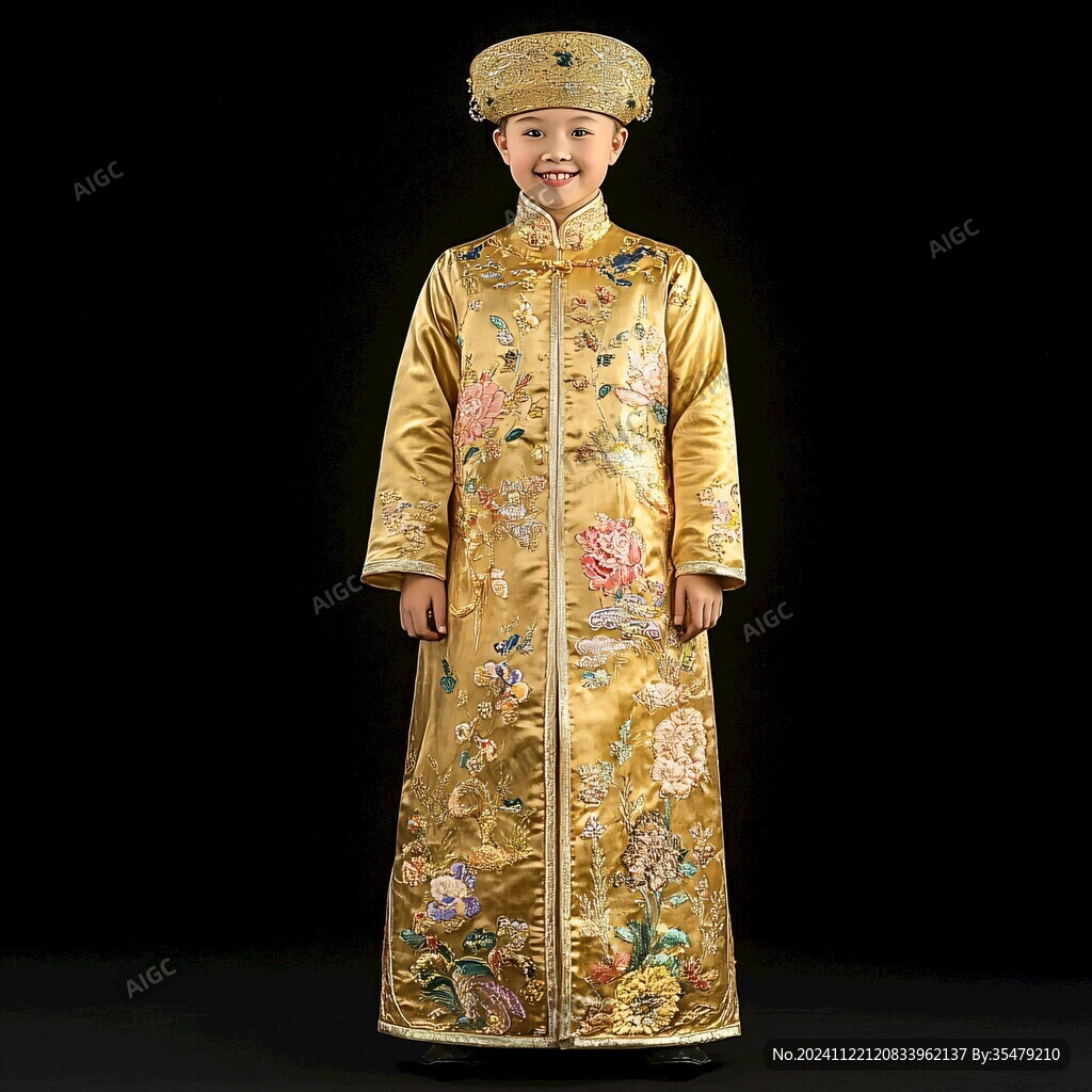 標準龍袍朝服皇上吉祥