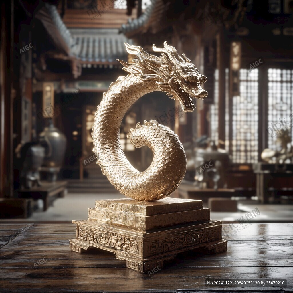 金龍擺件