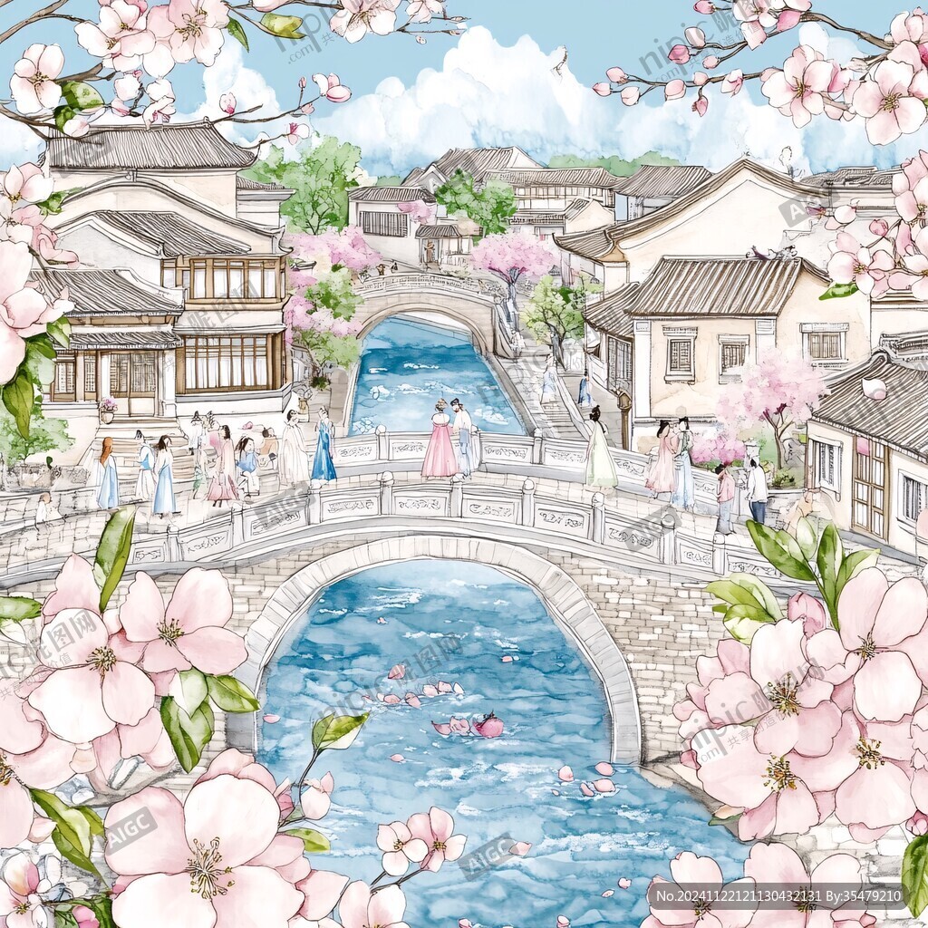 古橋插畫