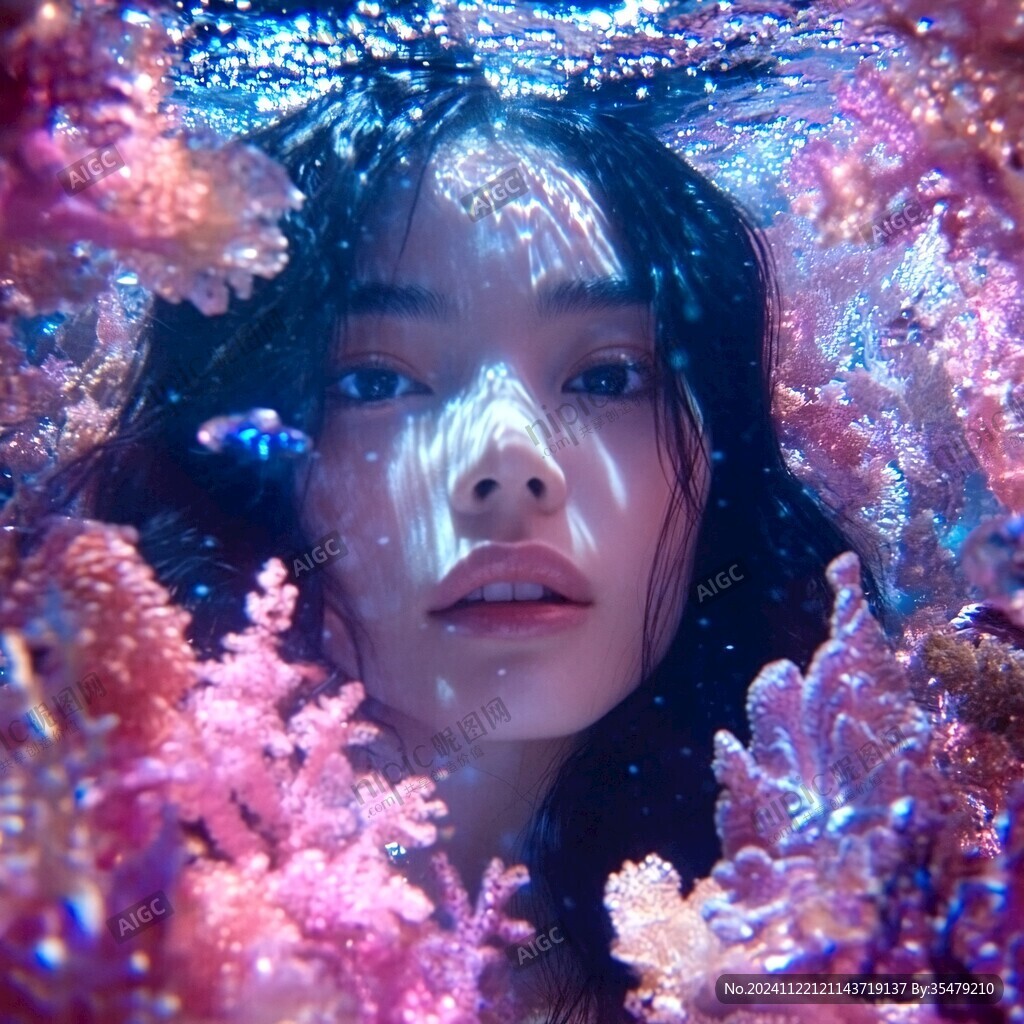海底世界唯美女孩