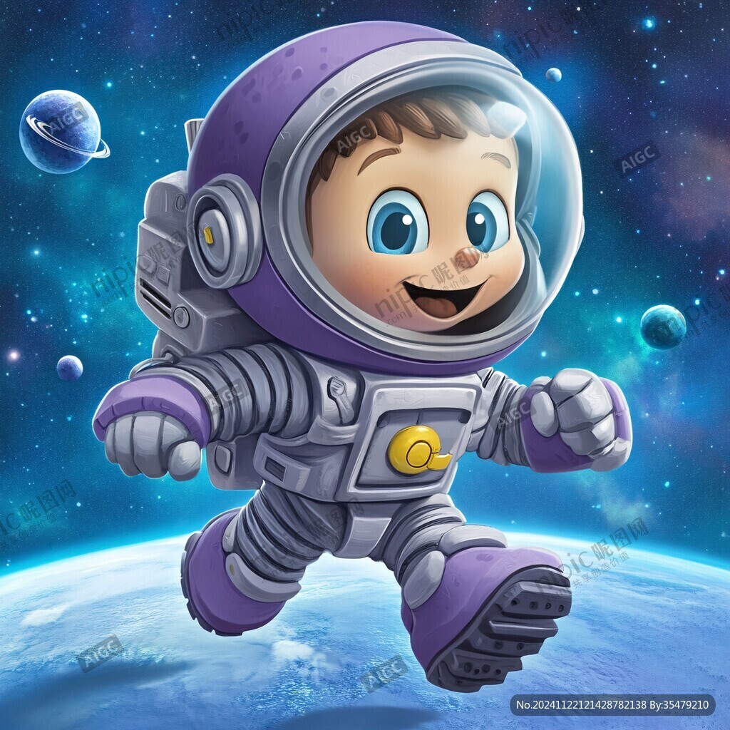 兒童卡通宇宙航天