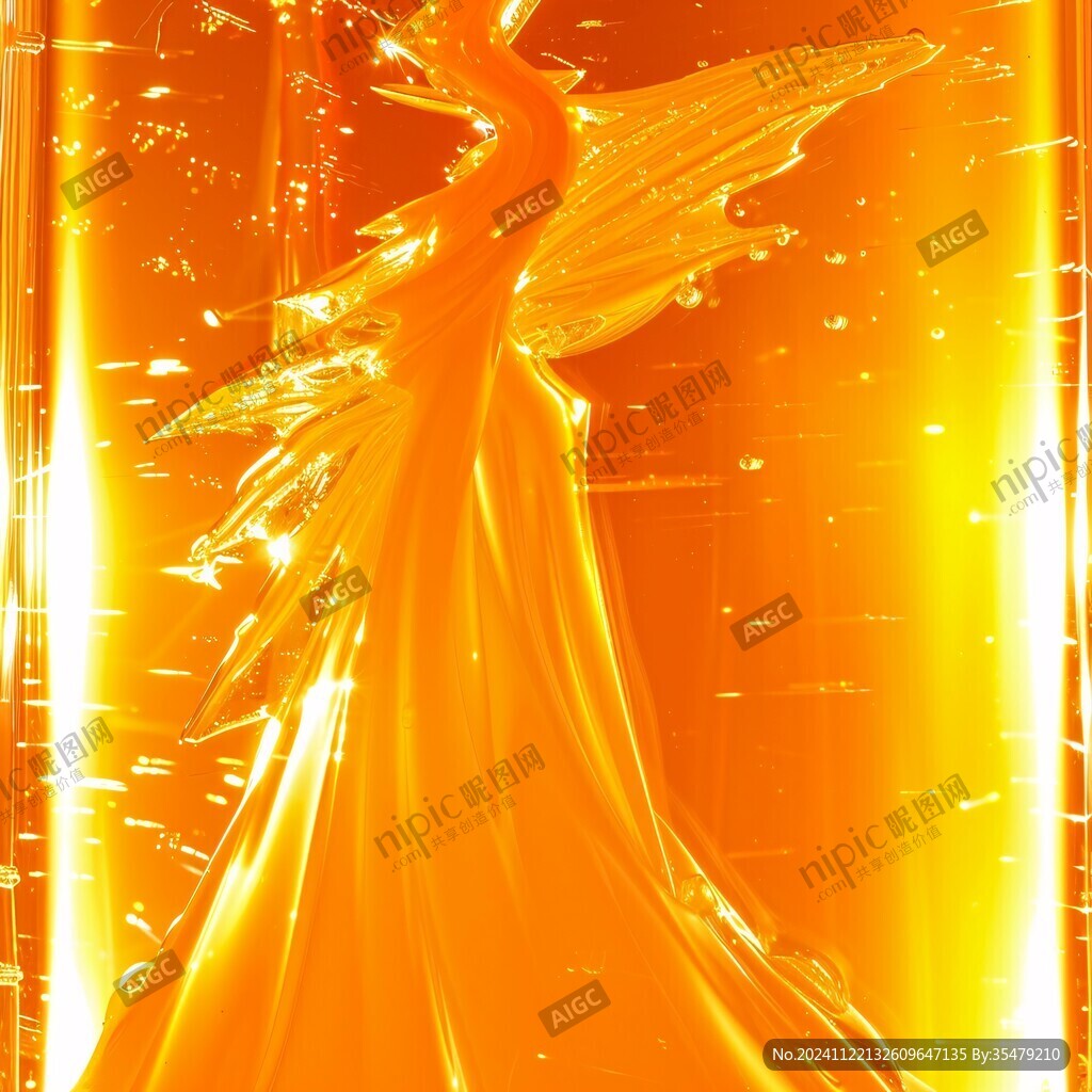 金色線條kv