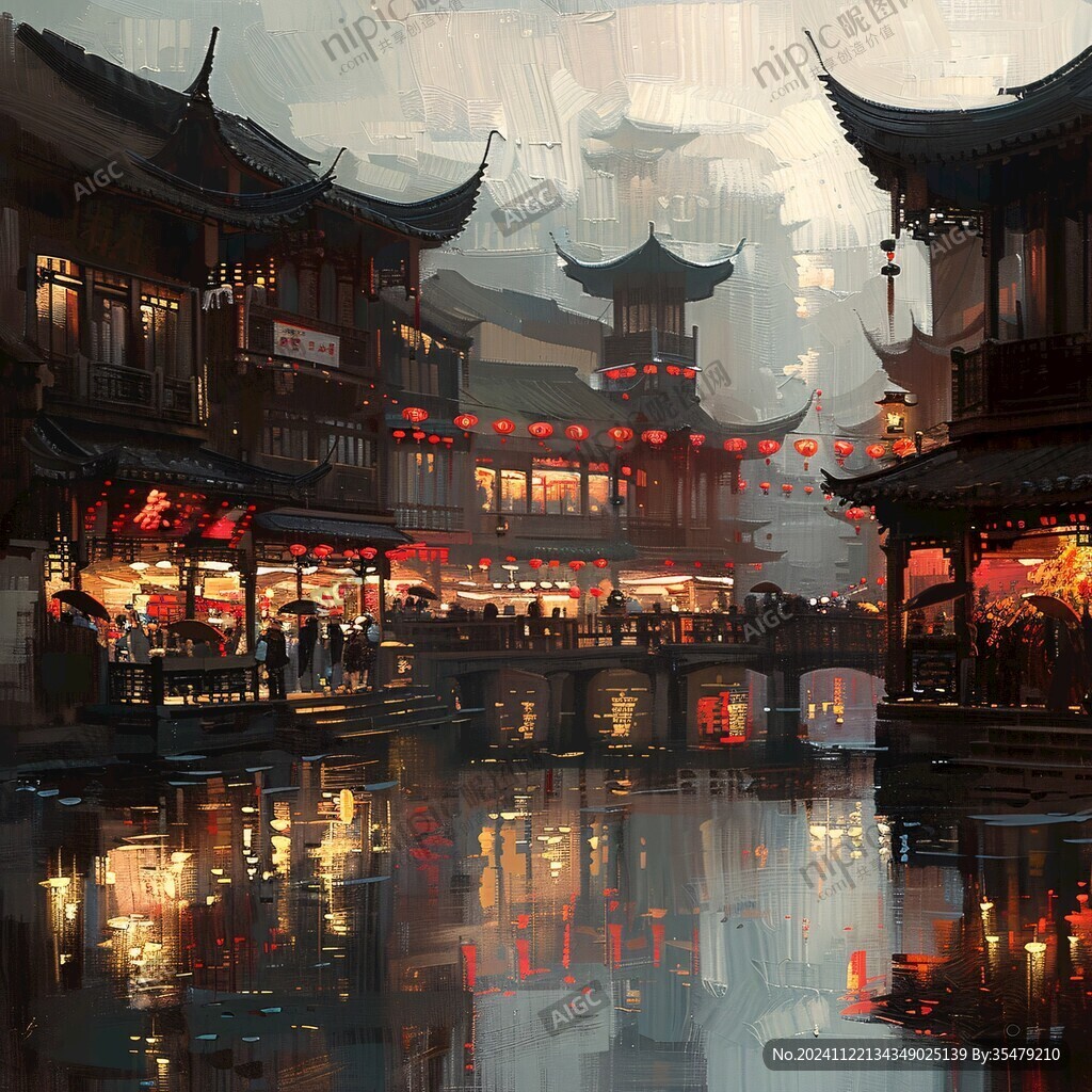 煙雨樓插畫
