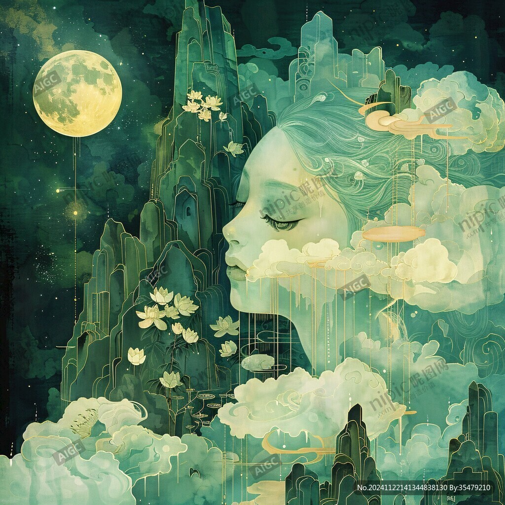 幻想夢境插畫