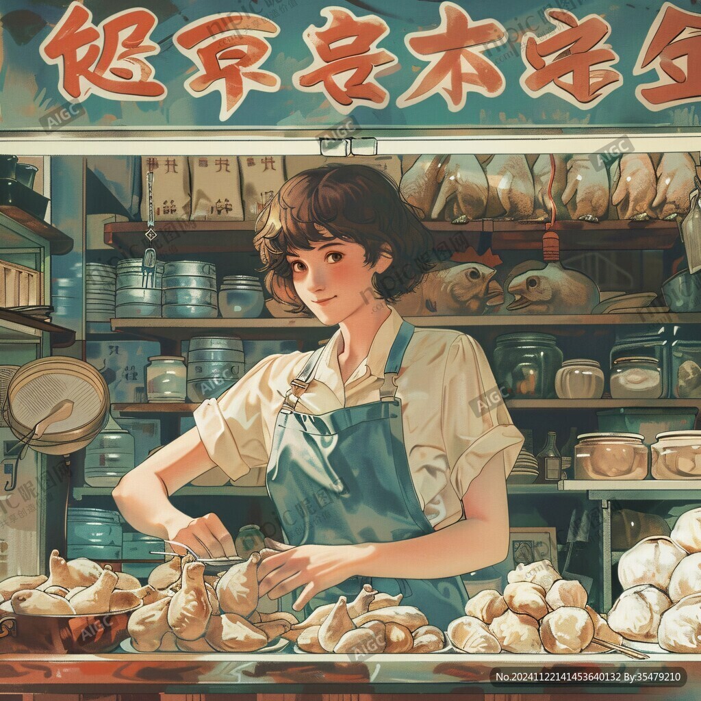肉鋪插畫(huà)