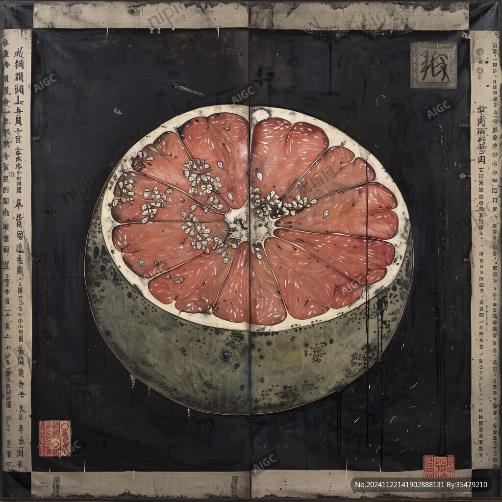 原創(chuàng)西瓜掛畫
