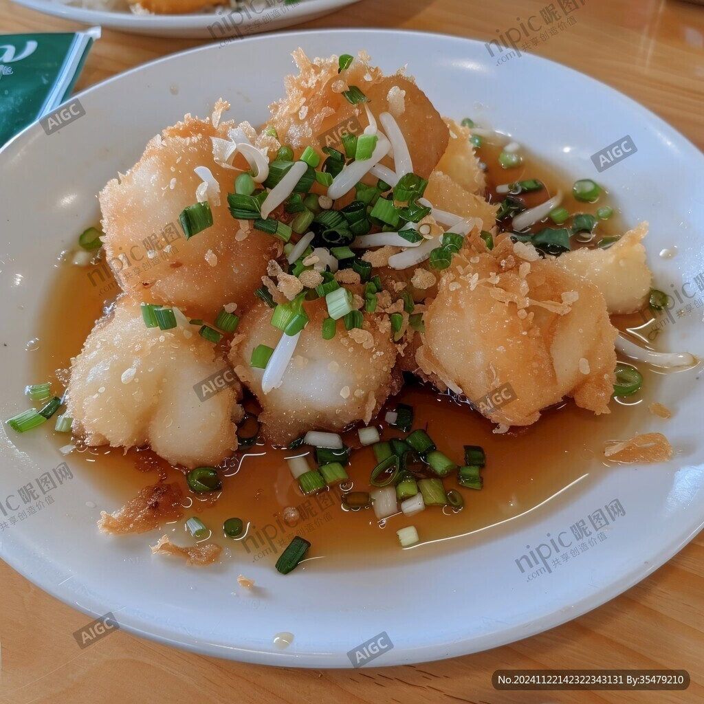 小蔥蝦球