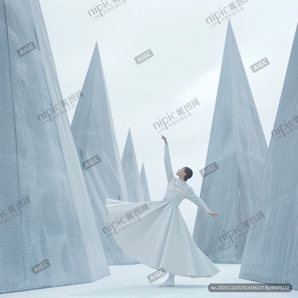 現(xiàn)代舞肌理插畫