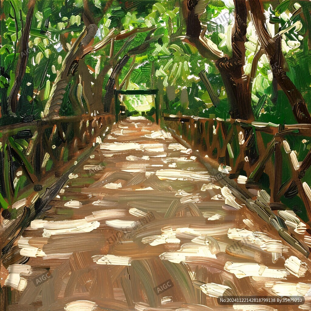 木橋插畫