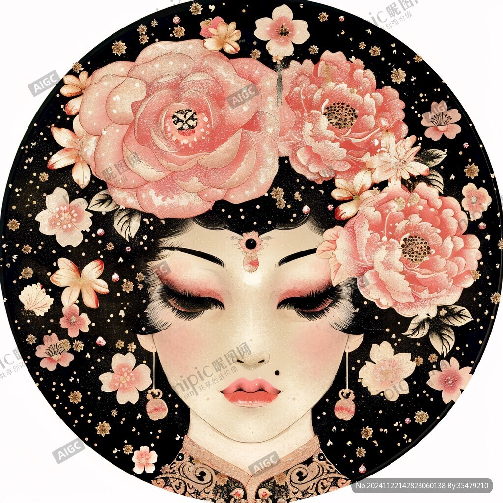 花旦插畫