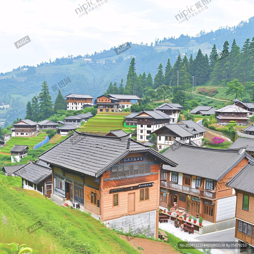 新農(nóng)村建設(shè)小鎮(zhèn)