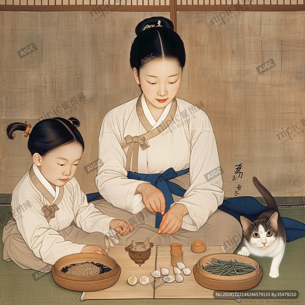 朝鮮族插畫
