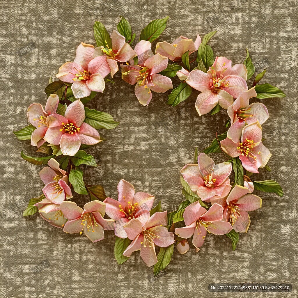 百合花圈