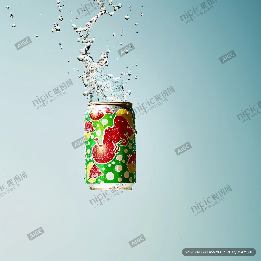 罐頭合成海報