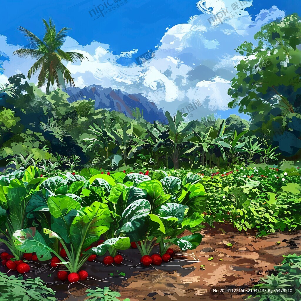 手繪菜地
