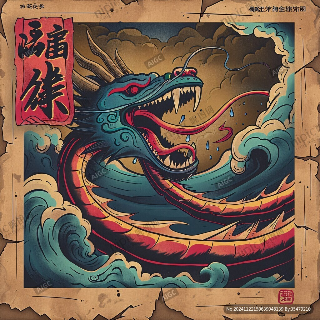 龍年文創(chuàng)插畫