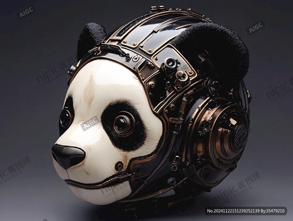 寫(xiě)實(shí)熊貓插畫(huà)
