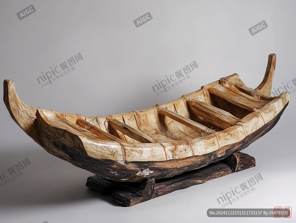 漁家樂船形擺件