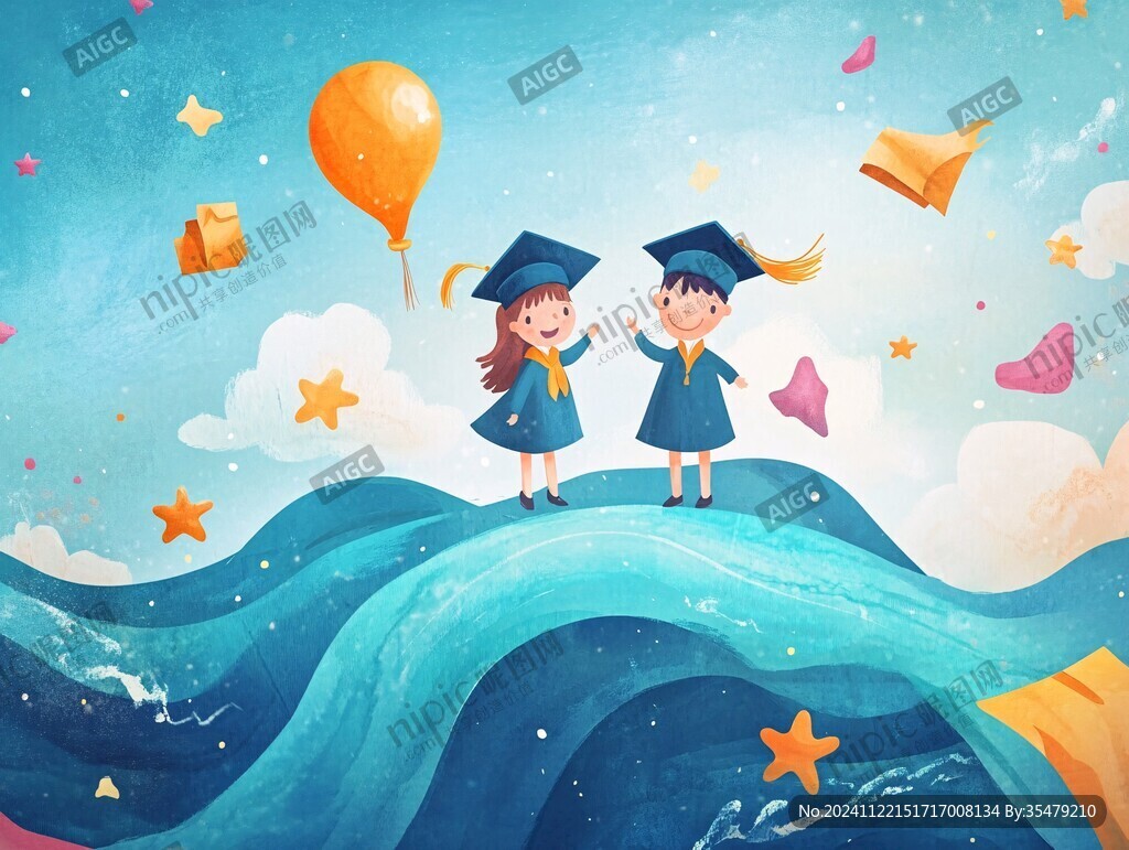 畢業典禮插畫