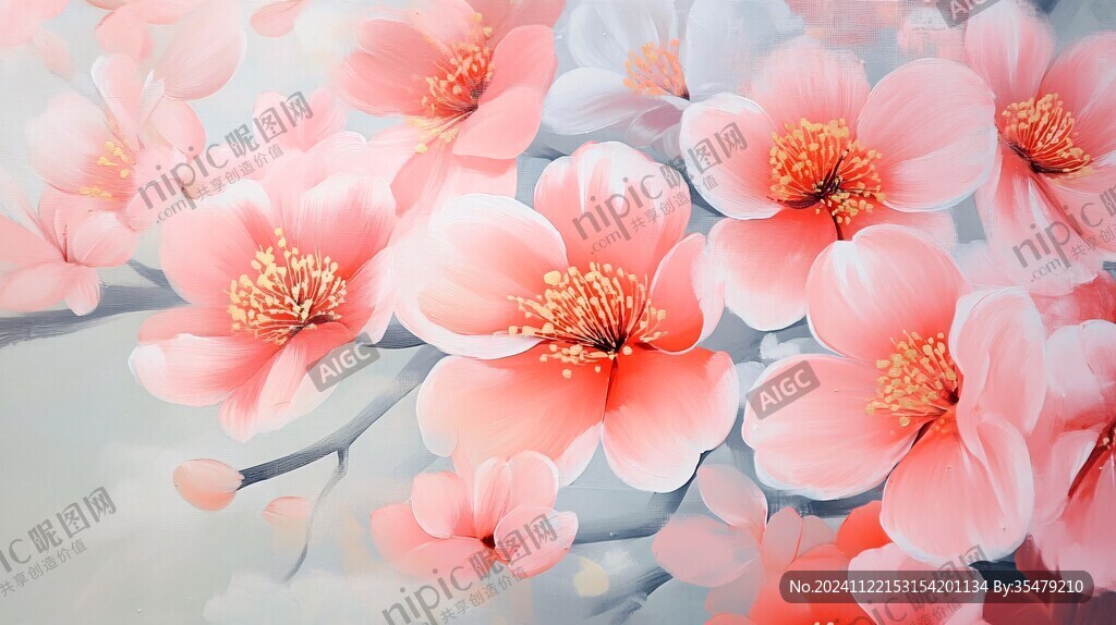 花朵軟膜背景