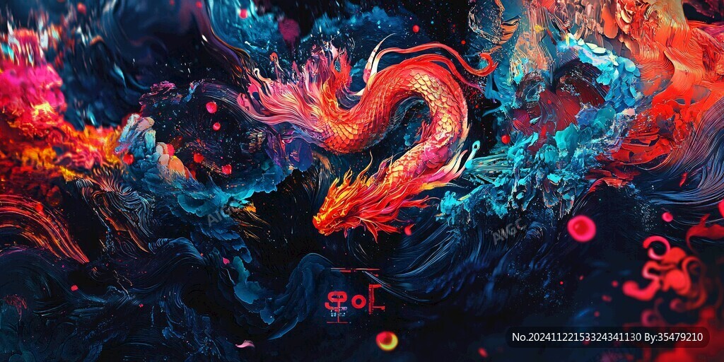 龍年系列包裝插畫