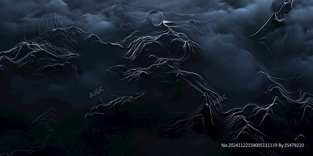 超質(zhì)感山水線條背景