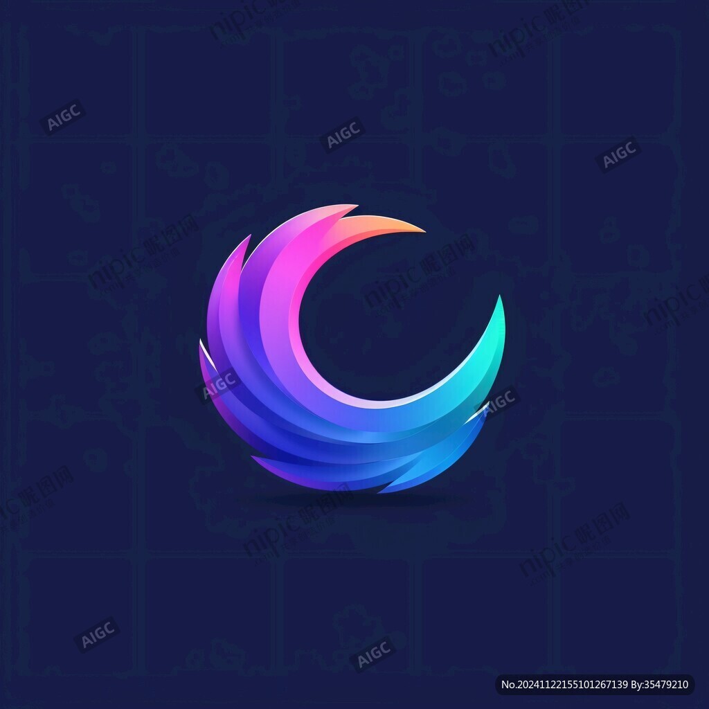 唯美漸變標(biāo)志