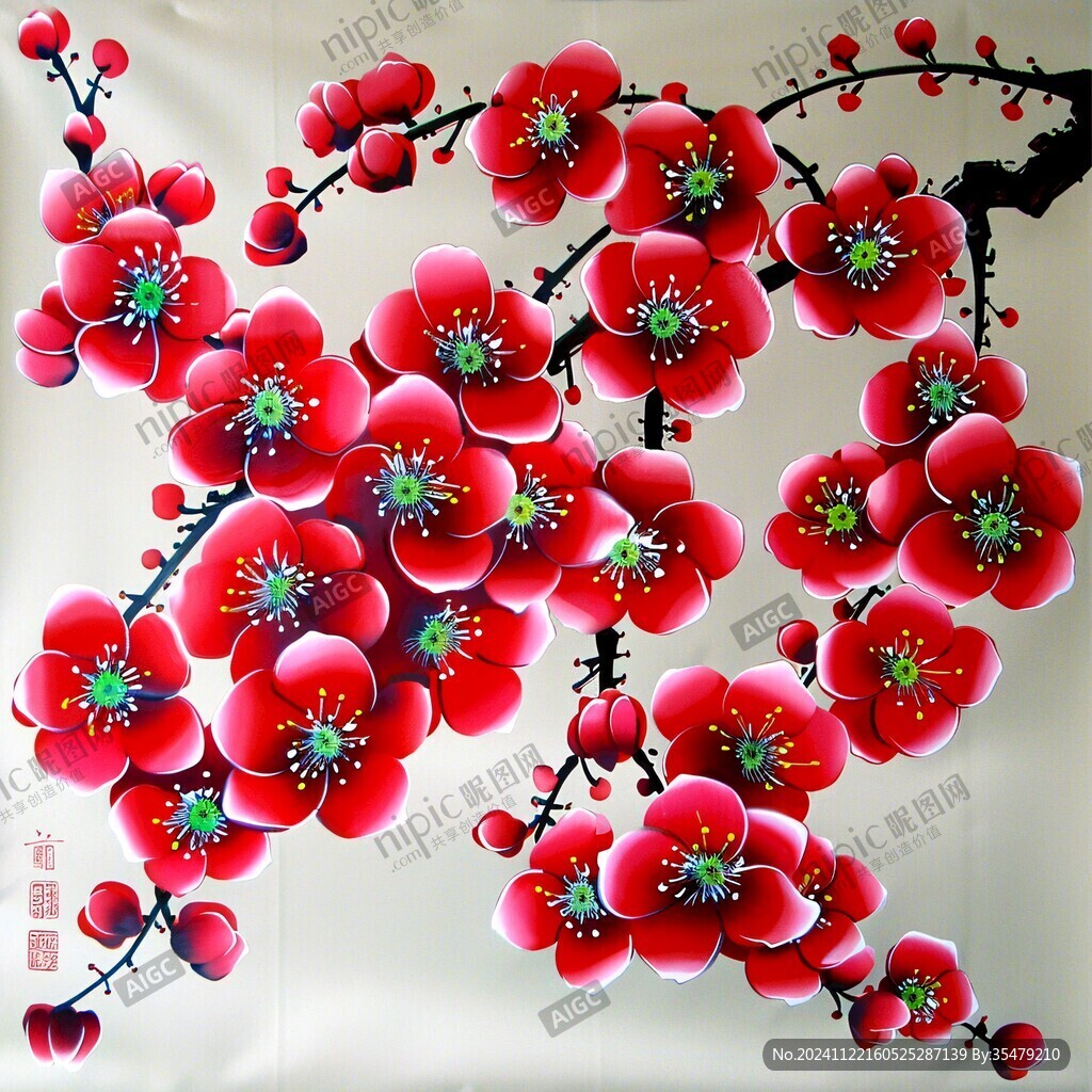 梅花工藝品