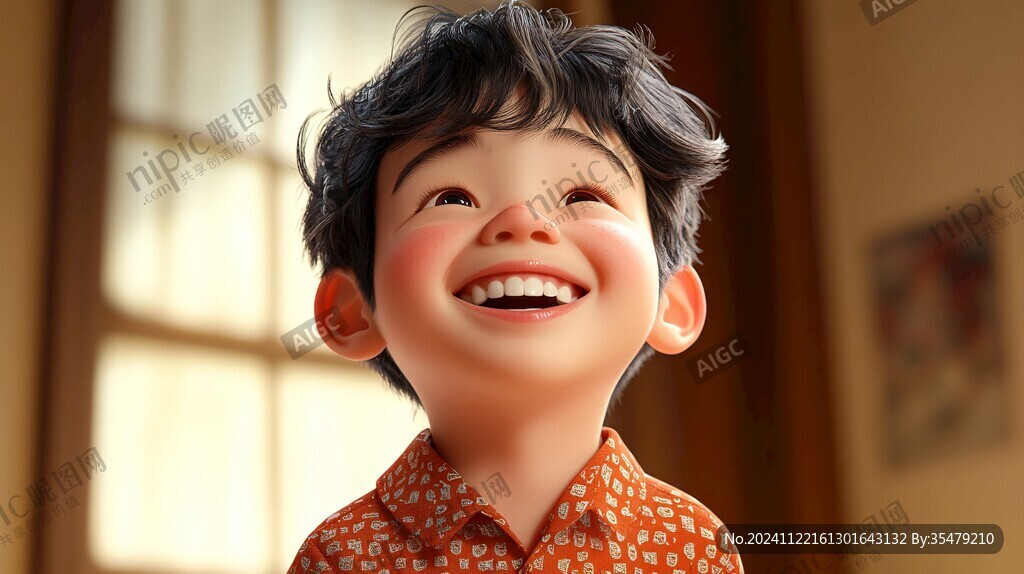 開心男孩頭像