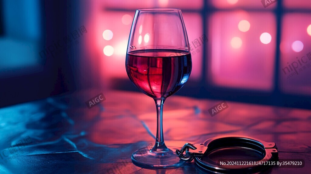 紅酒杯暖色背景
