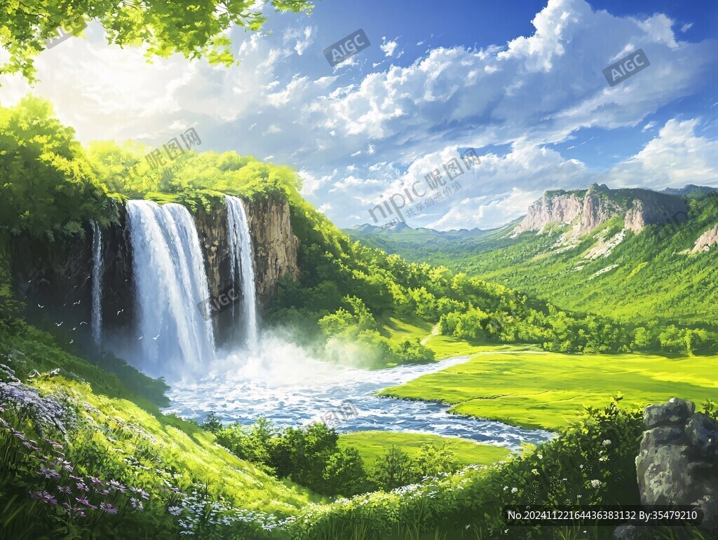 寬屏風景畫