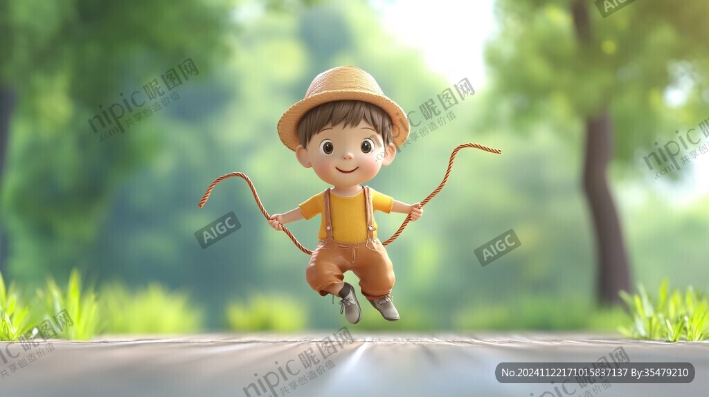 節氣夏日里的小男孩