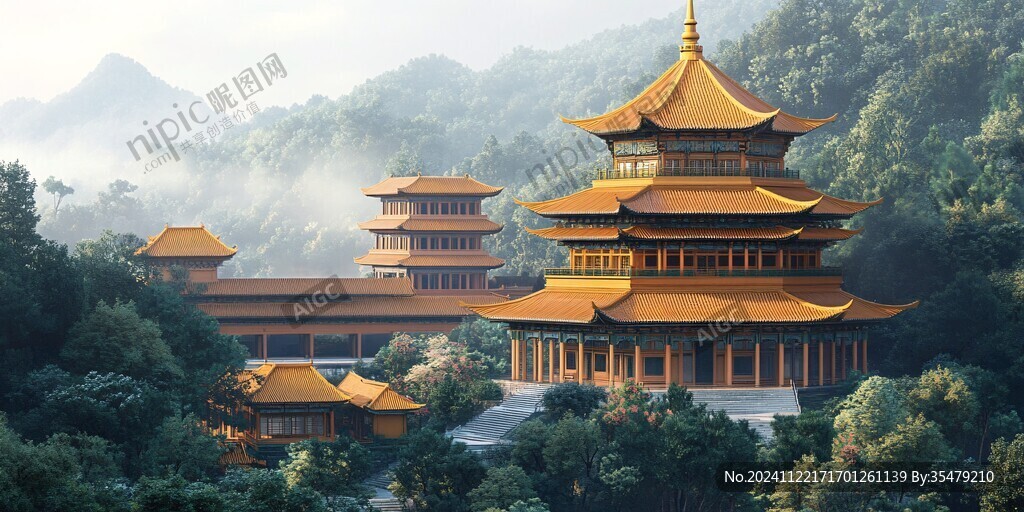 寺院效果圖