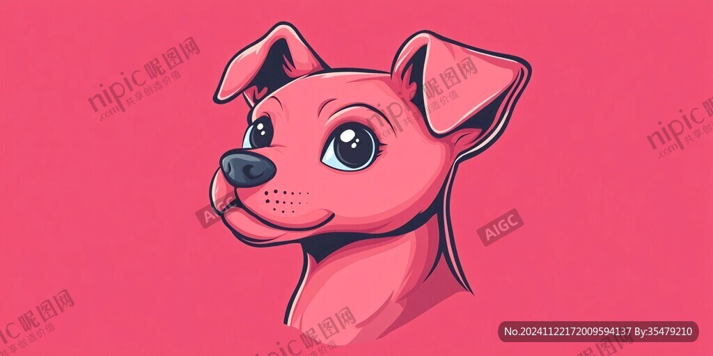 狗狗插畫設計