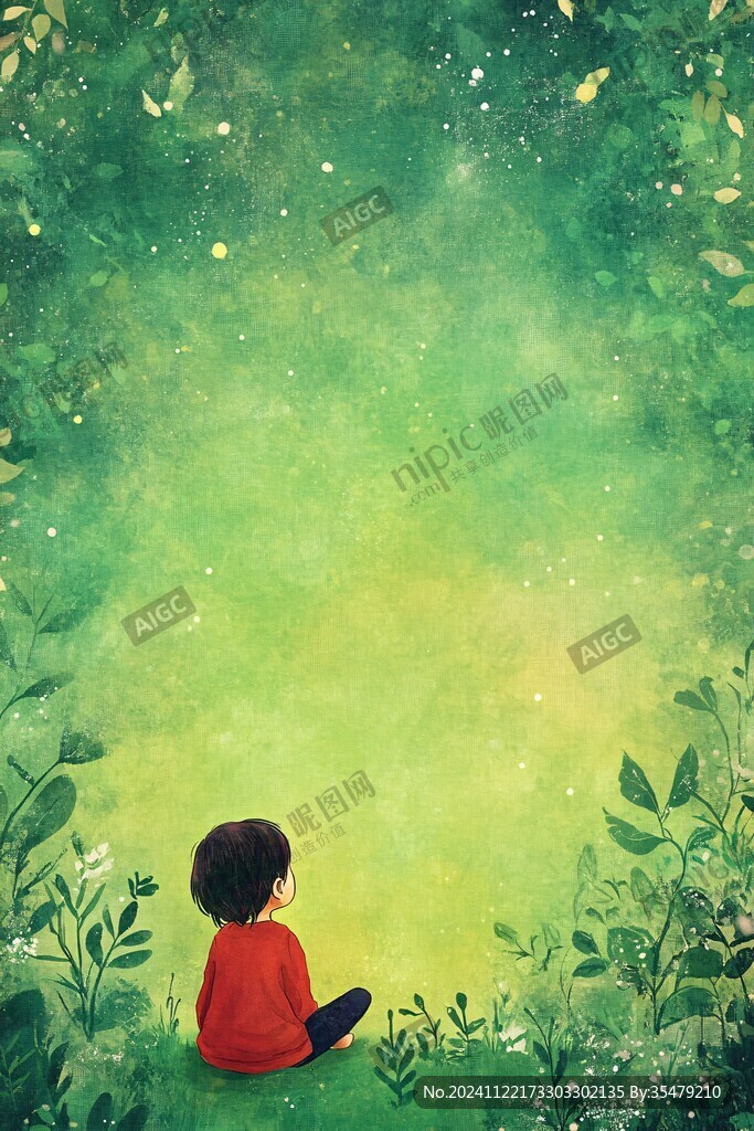 夢幻兒童插畫超治愈
