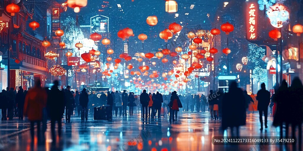 北上廣深新年素材