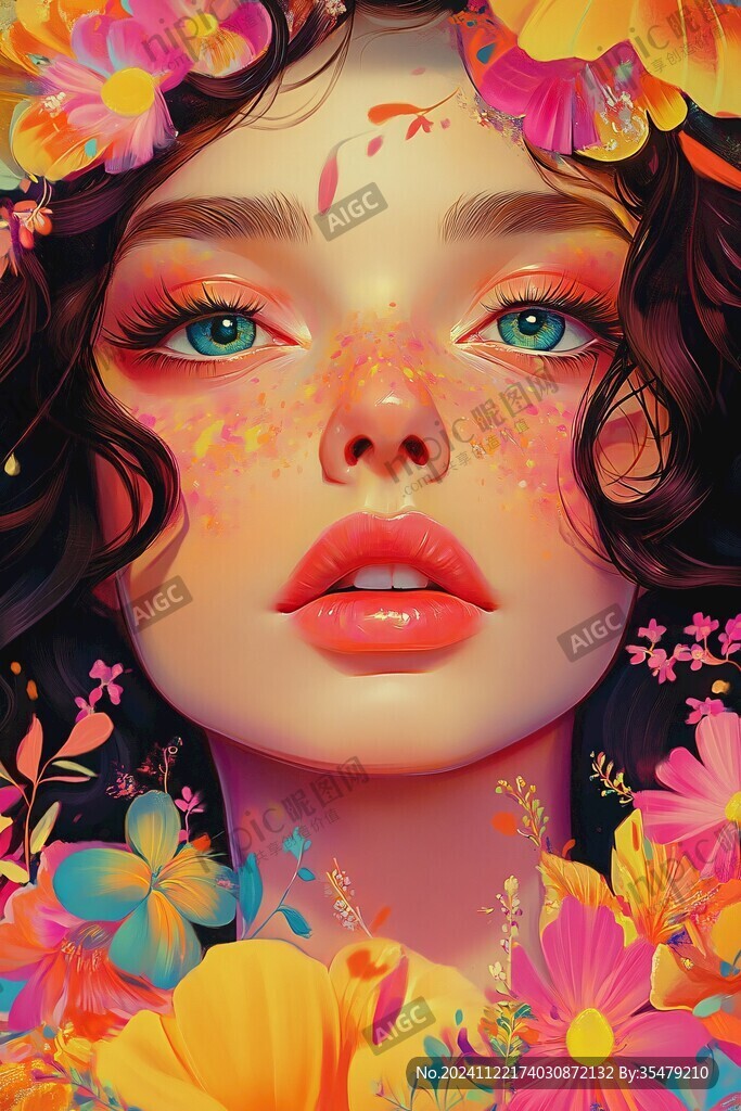 高級感女插畫