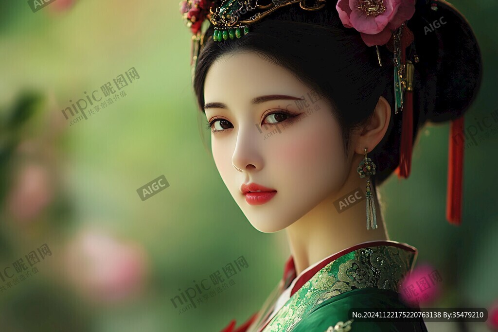 鼠繪古代美女