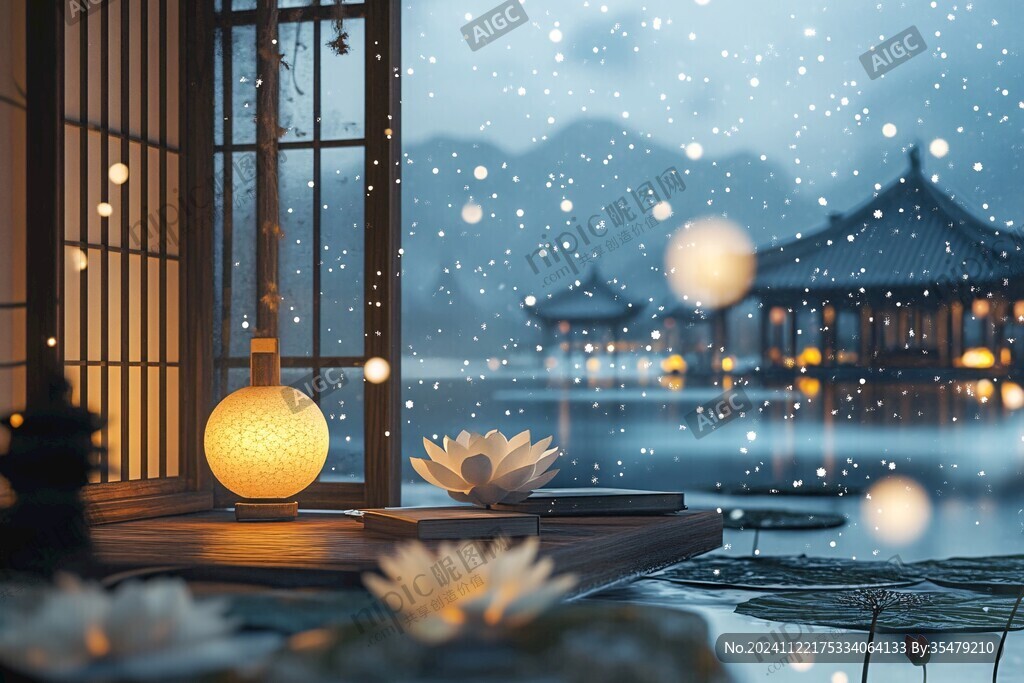 禪意夜景
