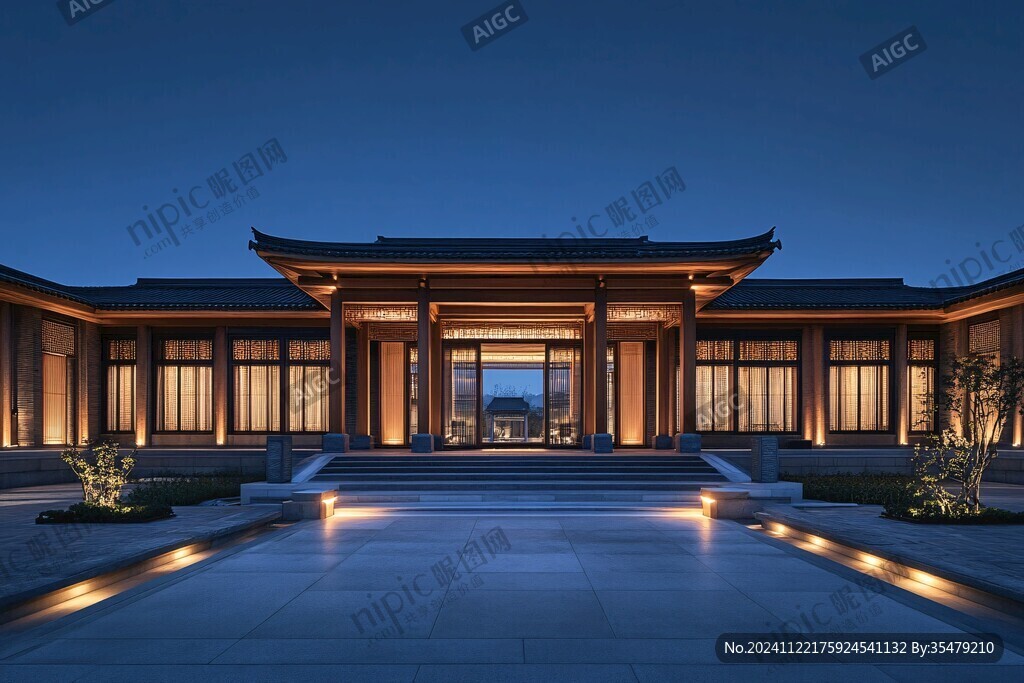 新中式豪宅中式建筑