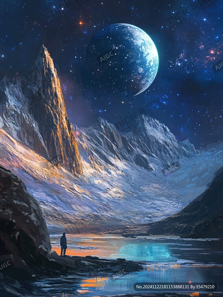 星月河幻想插畫